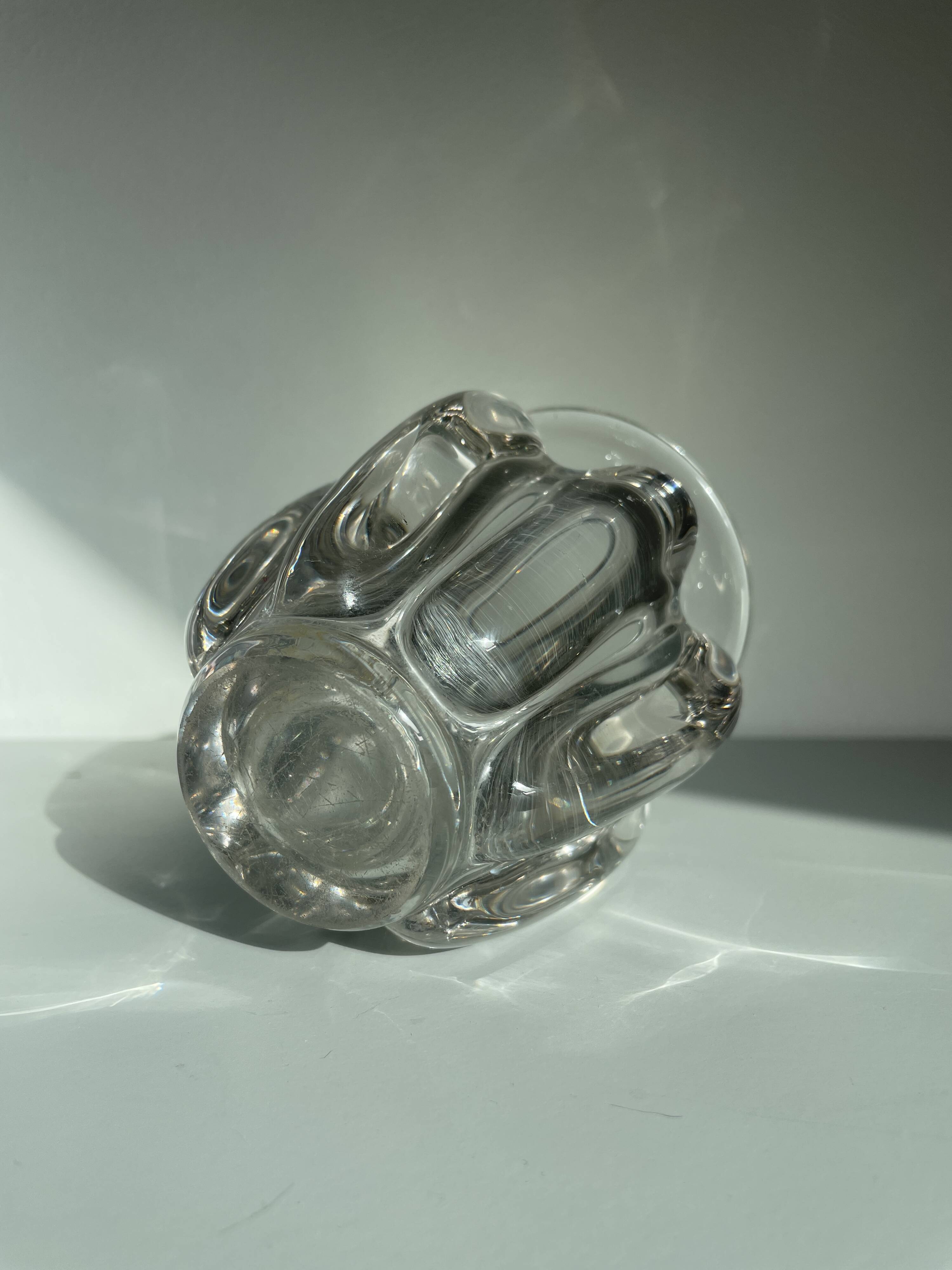 Small Baccarat style crystal vase