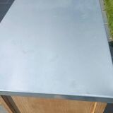 Patinated Parisian buffet – Zinc tray