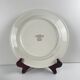 Lot de 6 assiettes plates Villeroy & boch, liseré bordeaux / violet, XXe
