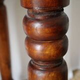 Solid walnut stepped desk