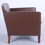 Vintage sheepskin armchair