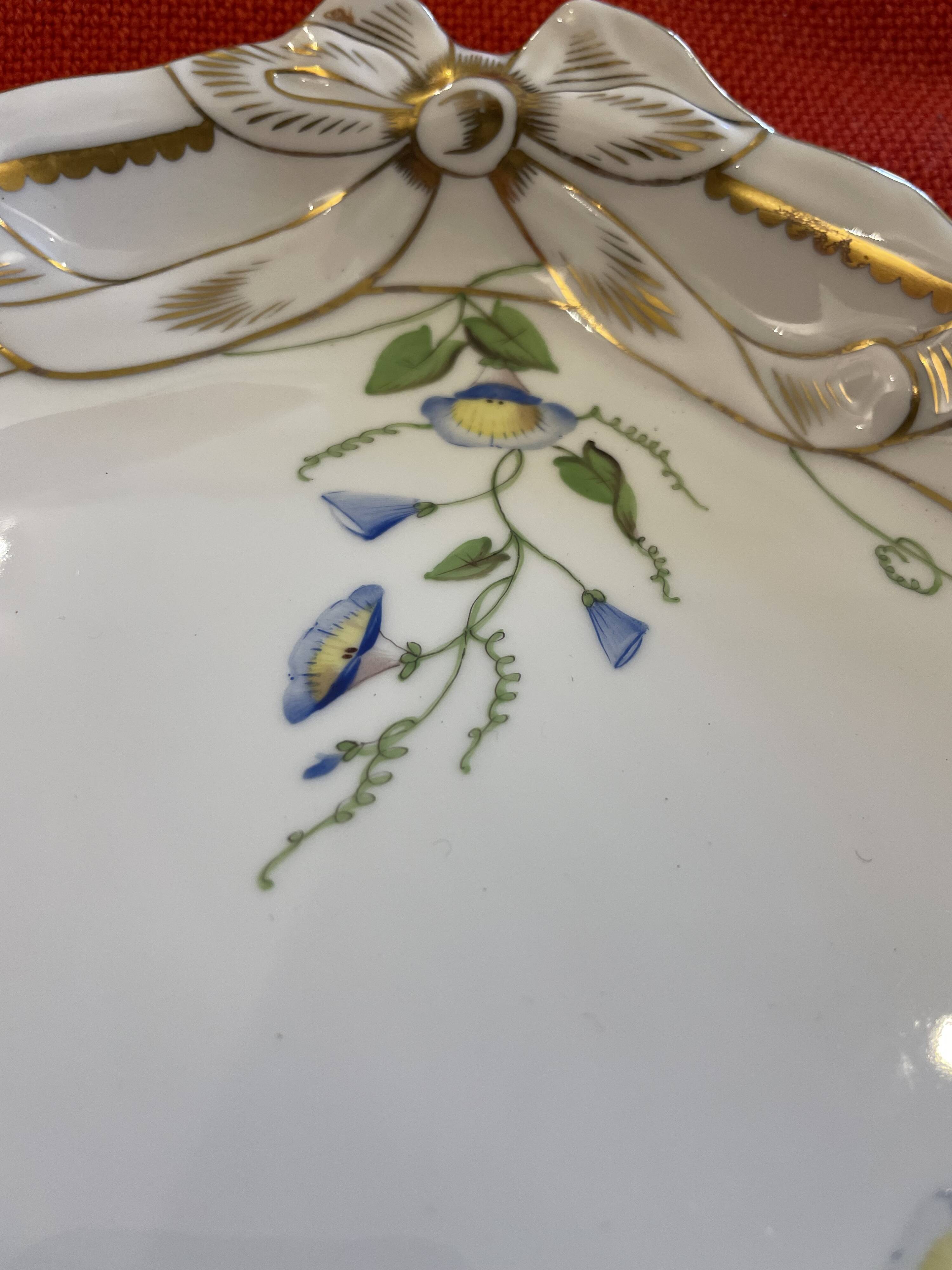Plat fleuri