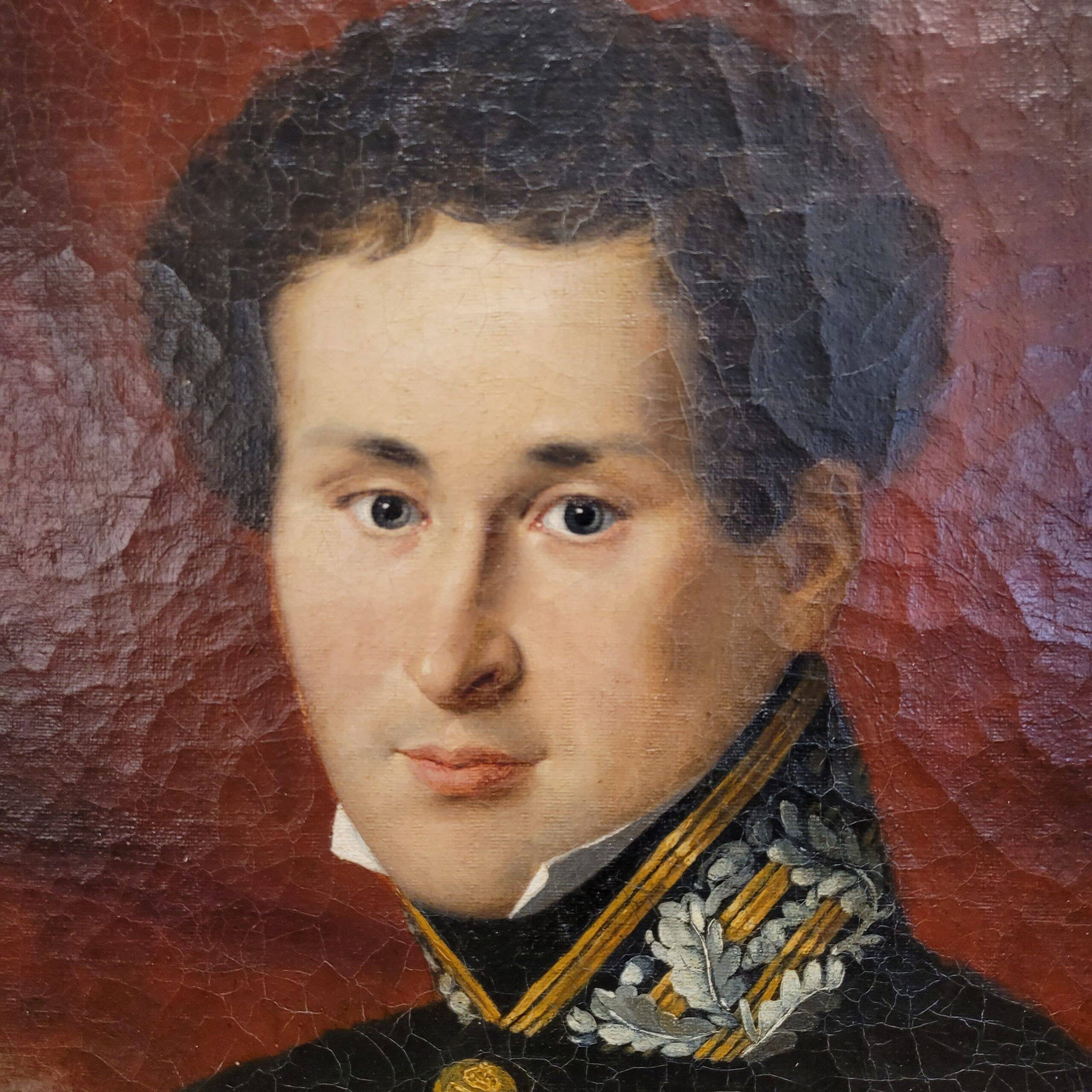 Portrait of military officer, Julie Delamontre, Charles X, 1832 – France