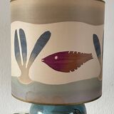 Vintage ceramic lamp from the 1970s.