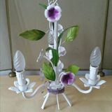 Lustre flowers painted sheet metal