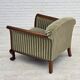 1950s, Danish armchair, furniture velour, teak wood.