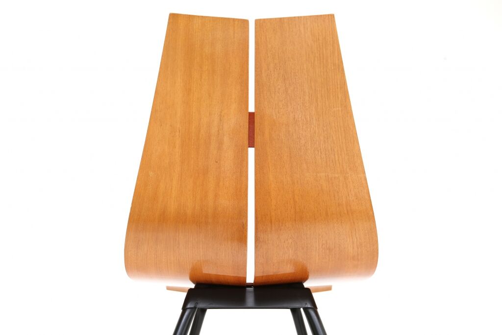 Chair model GA mid-century plywood by Hans Bellmann