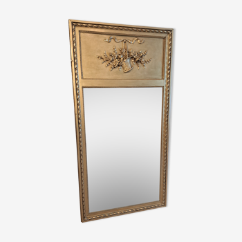 Miroir Trumeau de style louis XVI