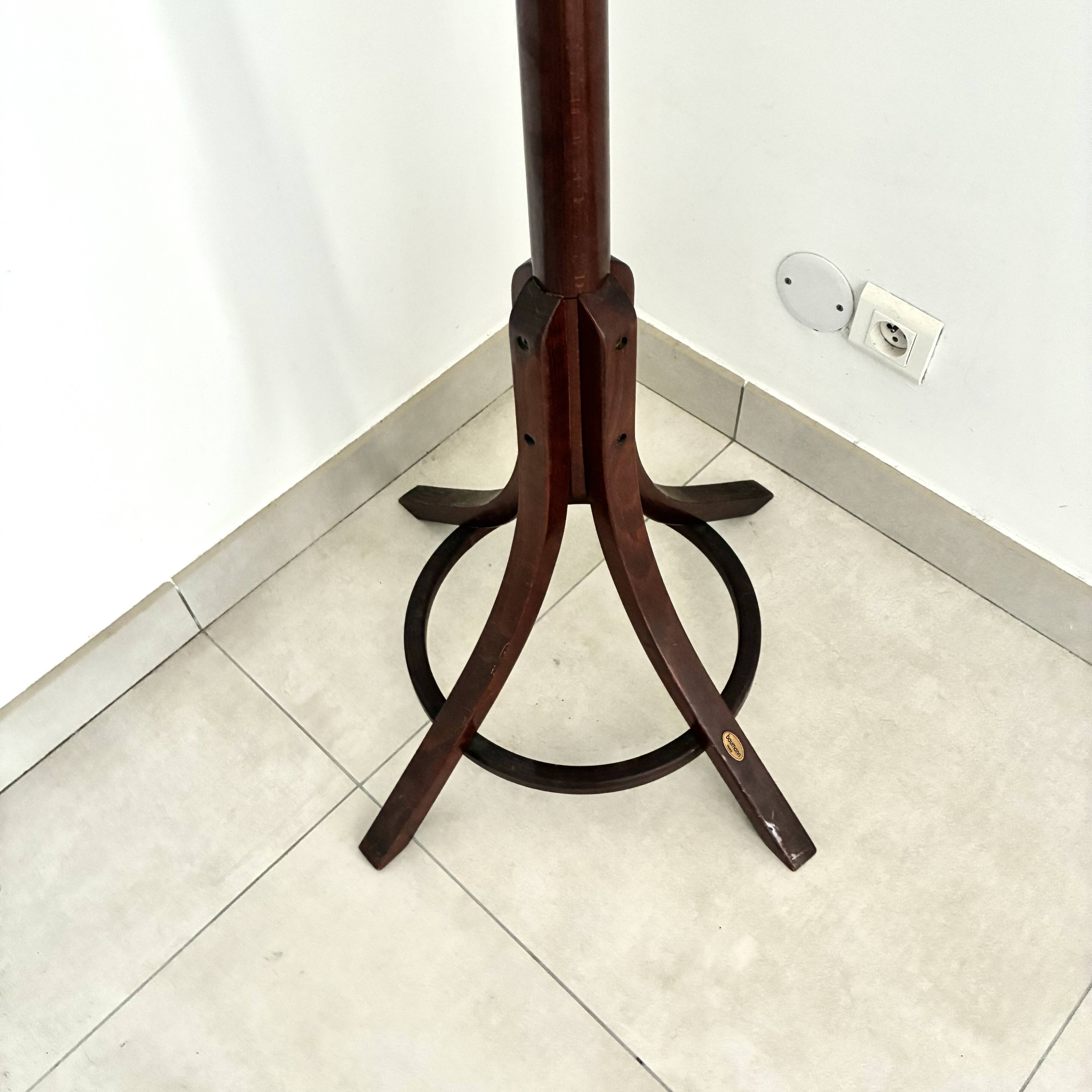 Vintage curved wood parrot coat rack Baumann — Original edition