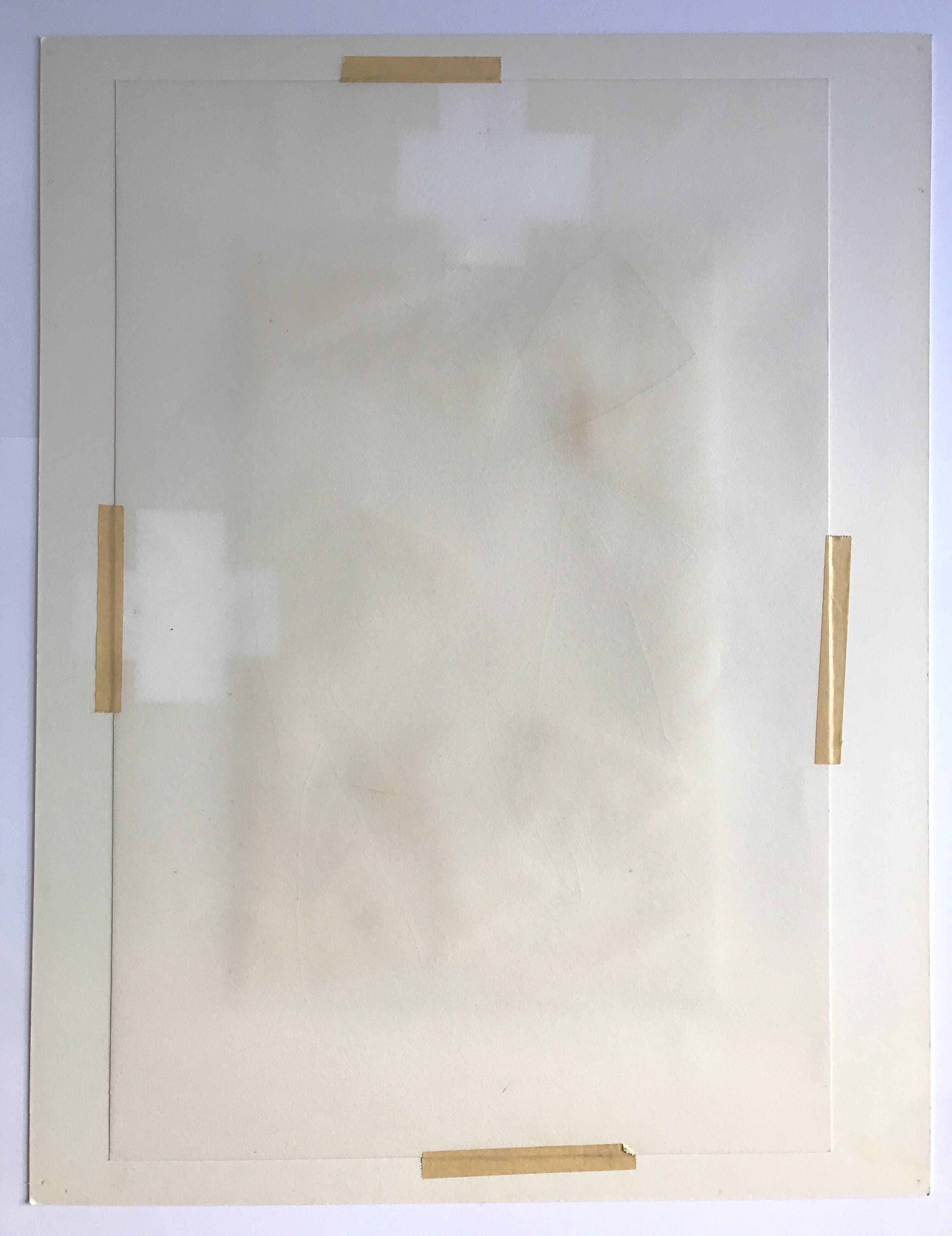 Georges FERRATO, Roussillon, 1991. Pencil and gouache, hand-signed