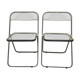 Pair of Plia chairs by Giancarlo Piretti for Castelli 1970