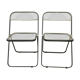 Pair of Plia chairs by Giancarlo Piretti for Castelli 1970