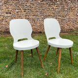 Pair of vintage Baumann bistro chairs 1960