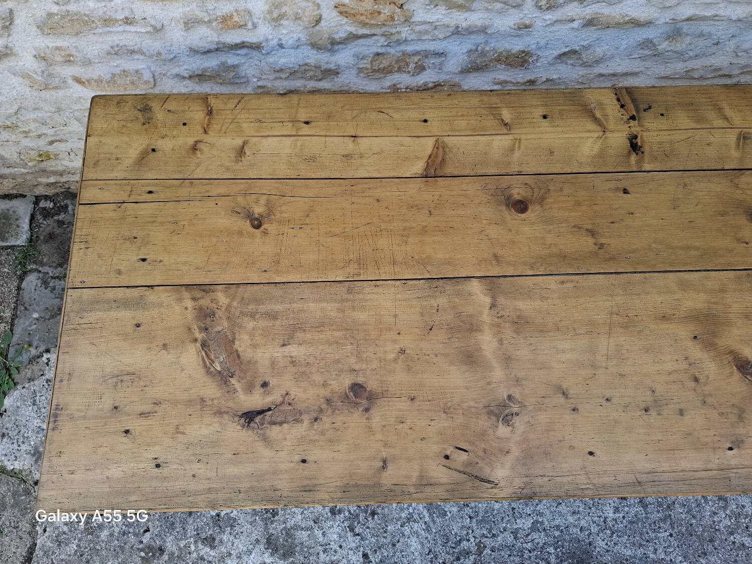 Fir farm table 251 x 85