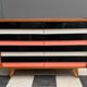 Jiri jiroutek sideboard U-450 pink 8-drawers 1960s Interier Praha
