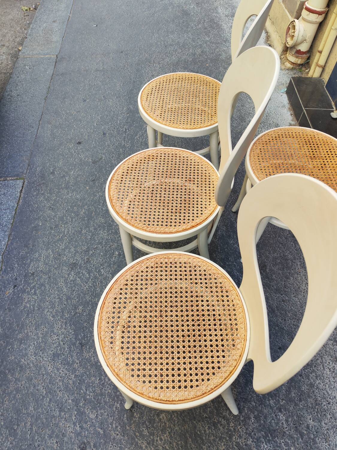 Lot de 4 chaises bistrot