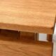 Scandinavian drop leaf dining table in oak, 1970s