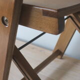 Ensemble de 4 chaises pliantes du milieu du siècle