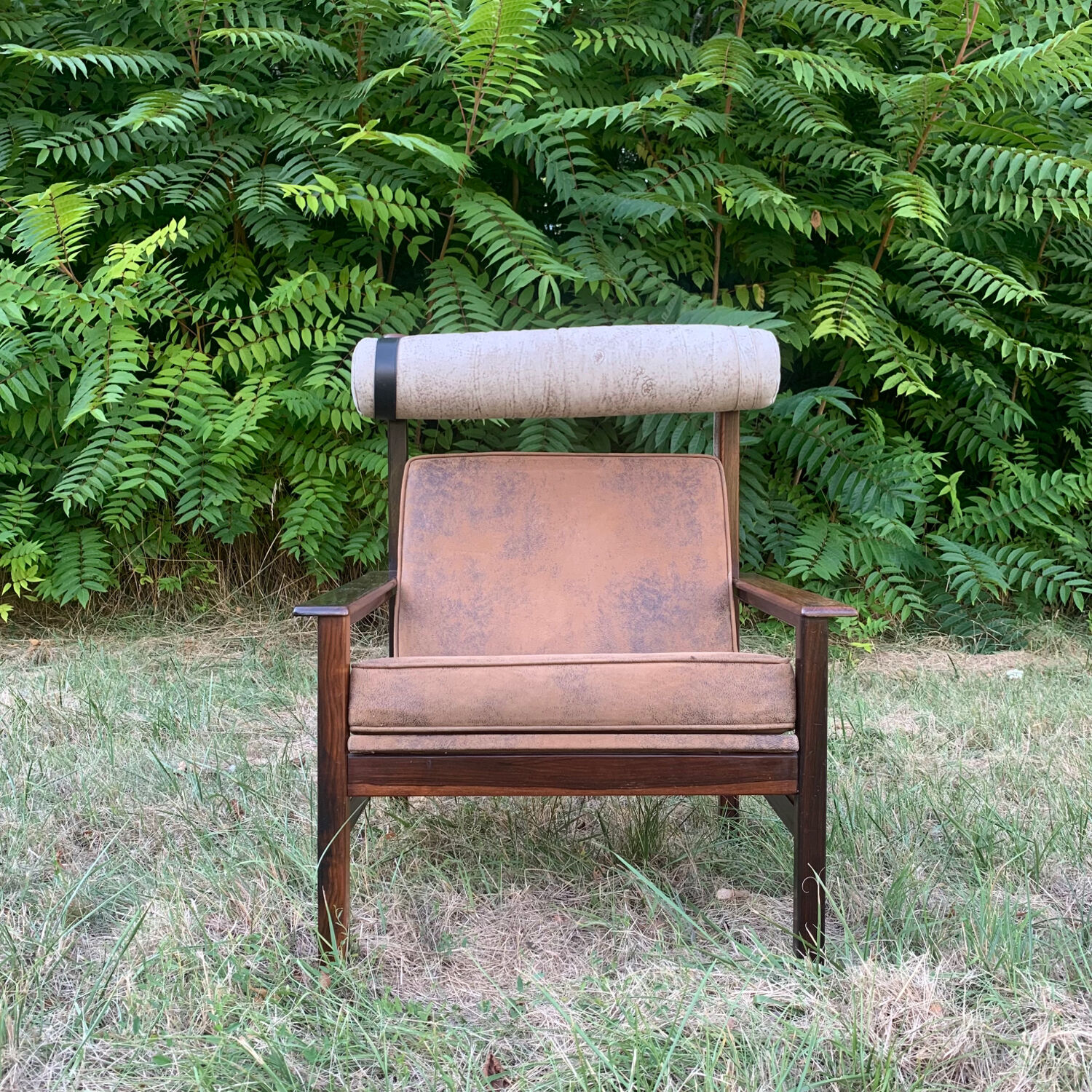 Brazilian rosewood armchair from the 60s, Tônico