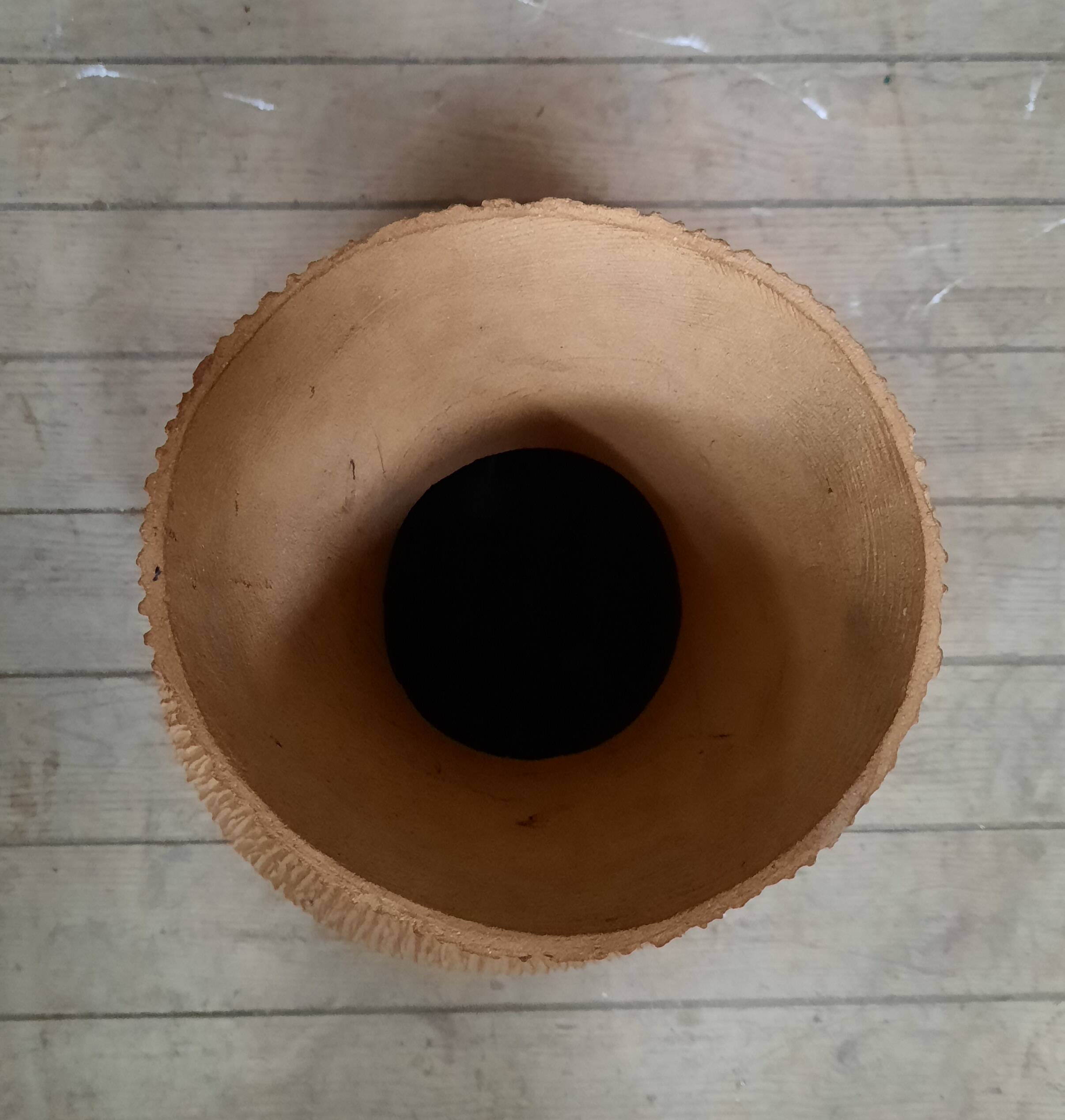 Terracotta vase