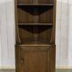 ERCOL English elm corner cabinet from the 1970s
