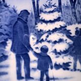 Royal Copenhagen porcelain Christmas plate 1979