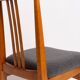 Beech chair with graphite boucle upholstery by M. Zielinski, Europe, 1960