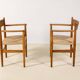 2x Hans J. Wegner CH37 in oiled oak, 1970s Denmark