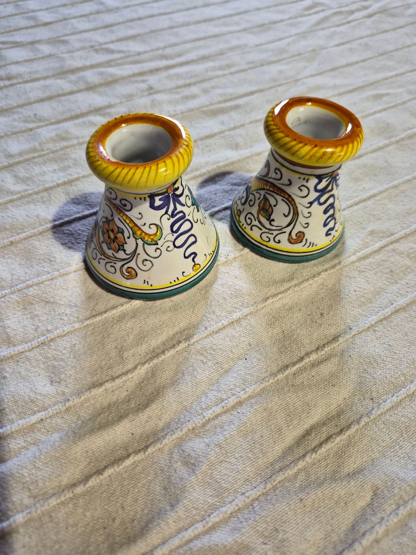 Deruta candlestick