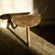 Antique wooden stool