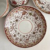 2 polychrome ironstone coffee cups Choisy le Roi