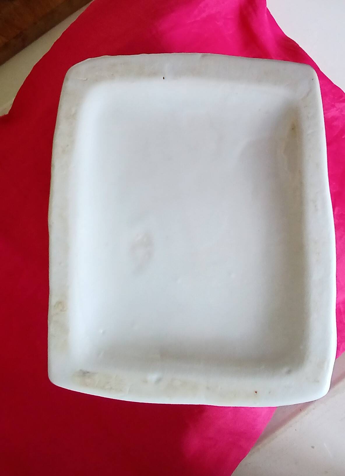 Vintage candy box with barbotine sugar