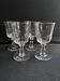 4 Verres Baccarat service Chaulnes - XIXème