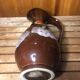Old poet laval pitcher “brigitte” vintage painted ceramic