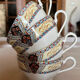 Old Limoges porcelain coffee service WG & Cie