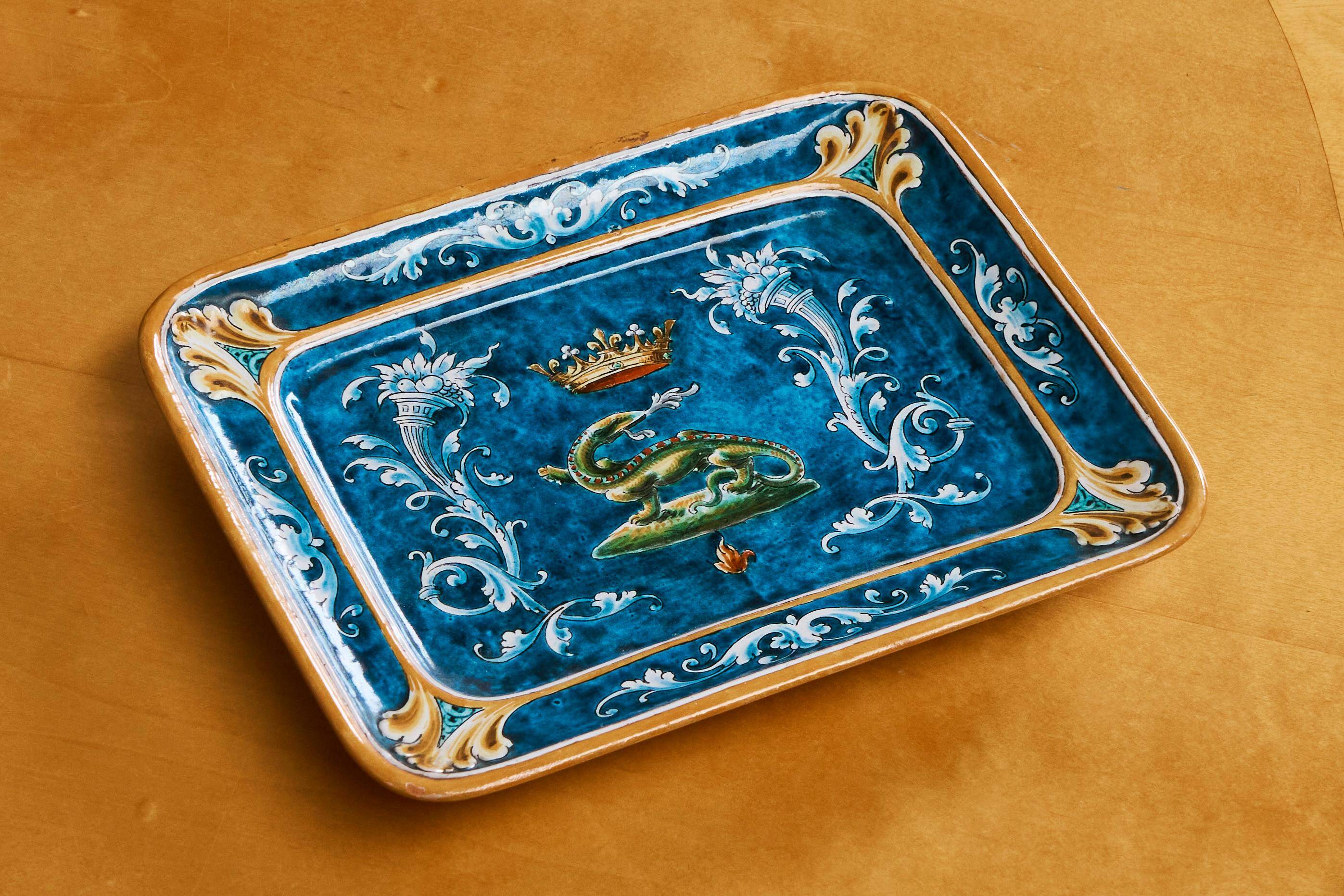 Service en faïence style Renaissance 19ème siècle