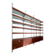 Modular library -- Teak & Galvanised steel structure