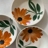 Suite de 3 assiettes vintage