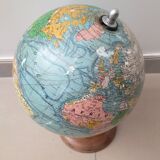 Terrestrial globe drawn by j forest edited by girard barrere & thomas