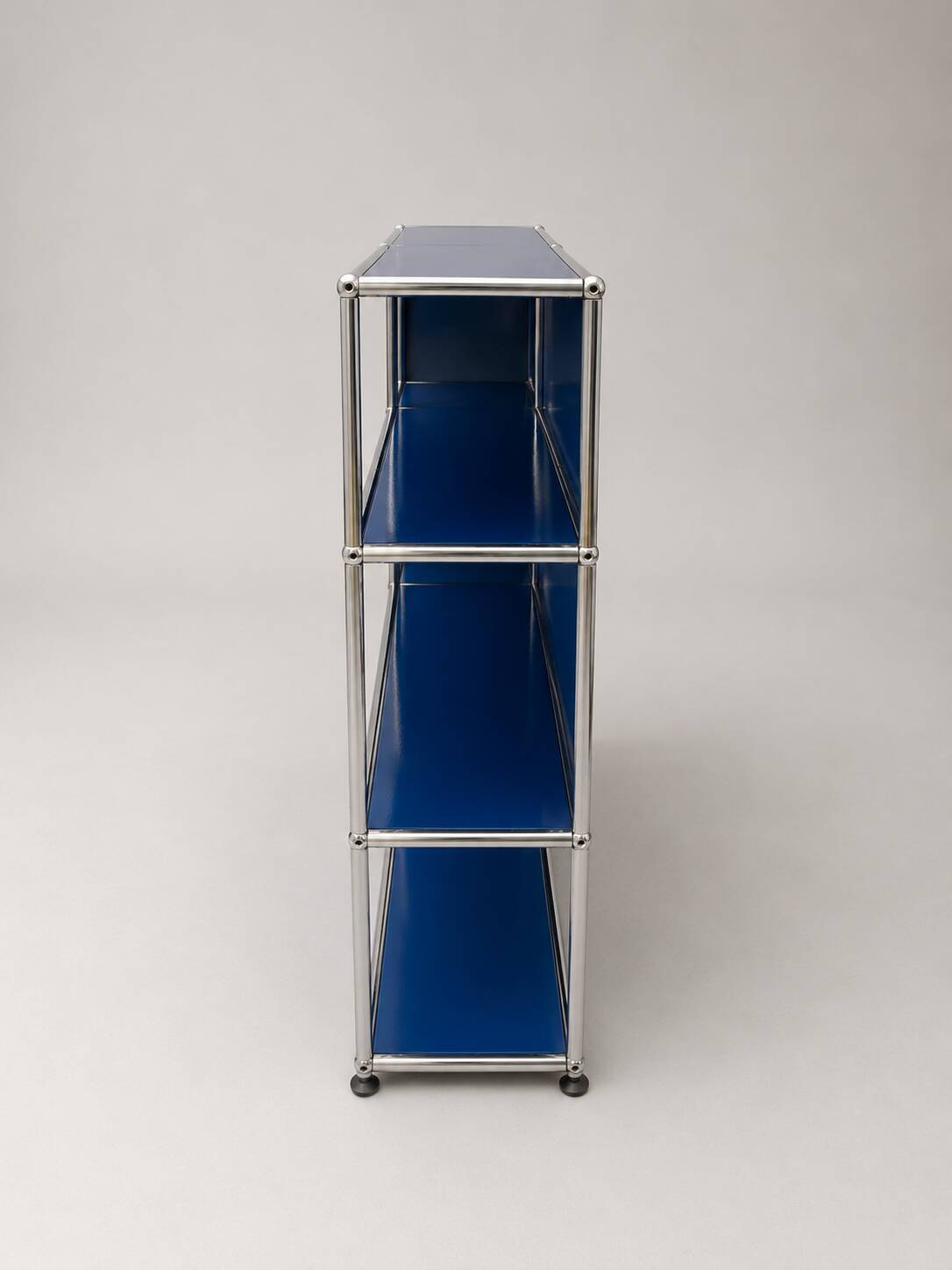 Modular library USM Haller cobalt blue vintage.
