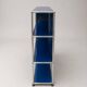 Modular library USM Haller cobalt blue vintage.
