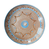 Plat en céramique artisanat roumain