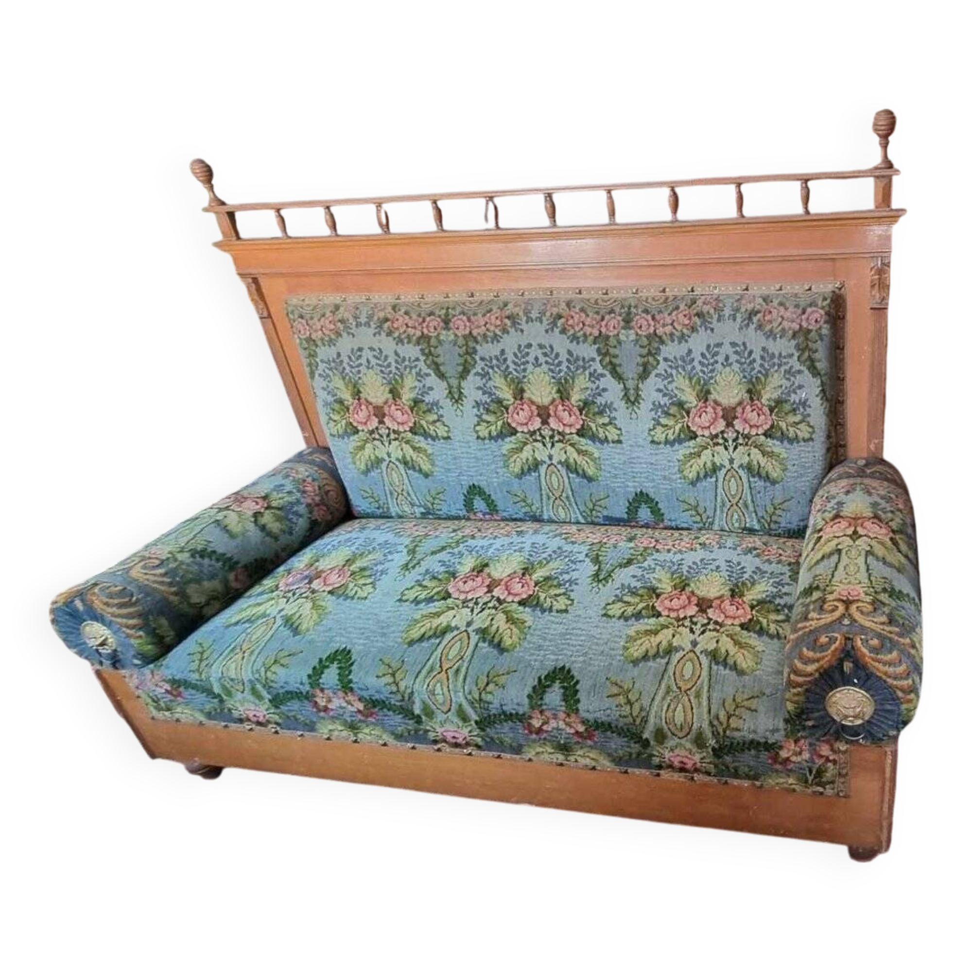 Antique Hungarian sofa, 1890s