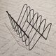 1970s magazine rack / record rack by François Arnal for Atelier A