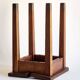 Wooden stool, reconstruction period, Anonymous craft work, 1950s