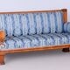 Biedermeier Museum Prague Sofa in Cherry Wood, Czech, 1820s