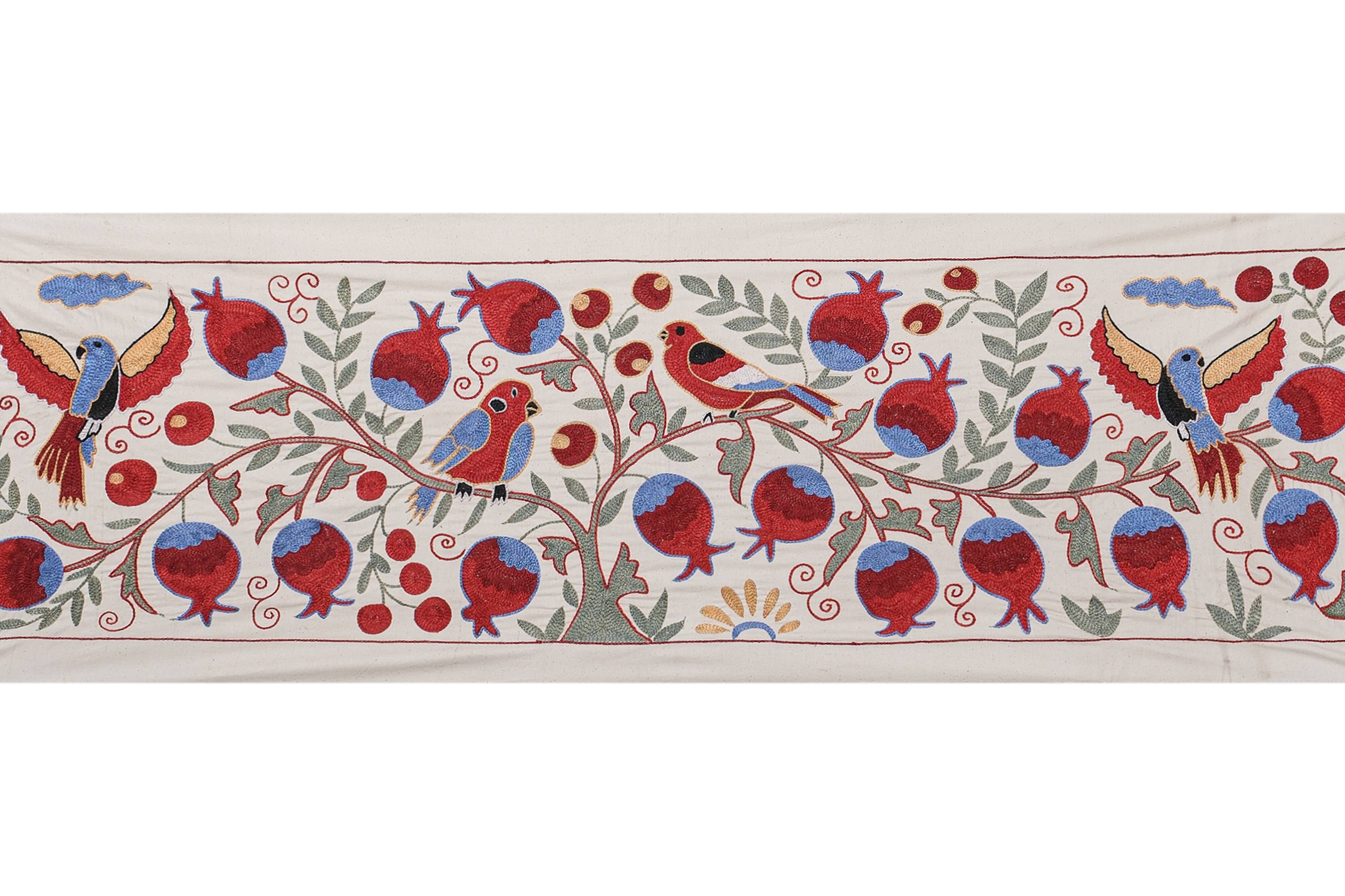 Hand knotted rug, vintage Turkish rug 50x144 cm
