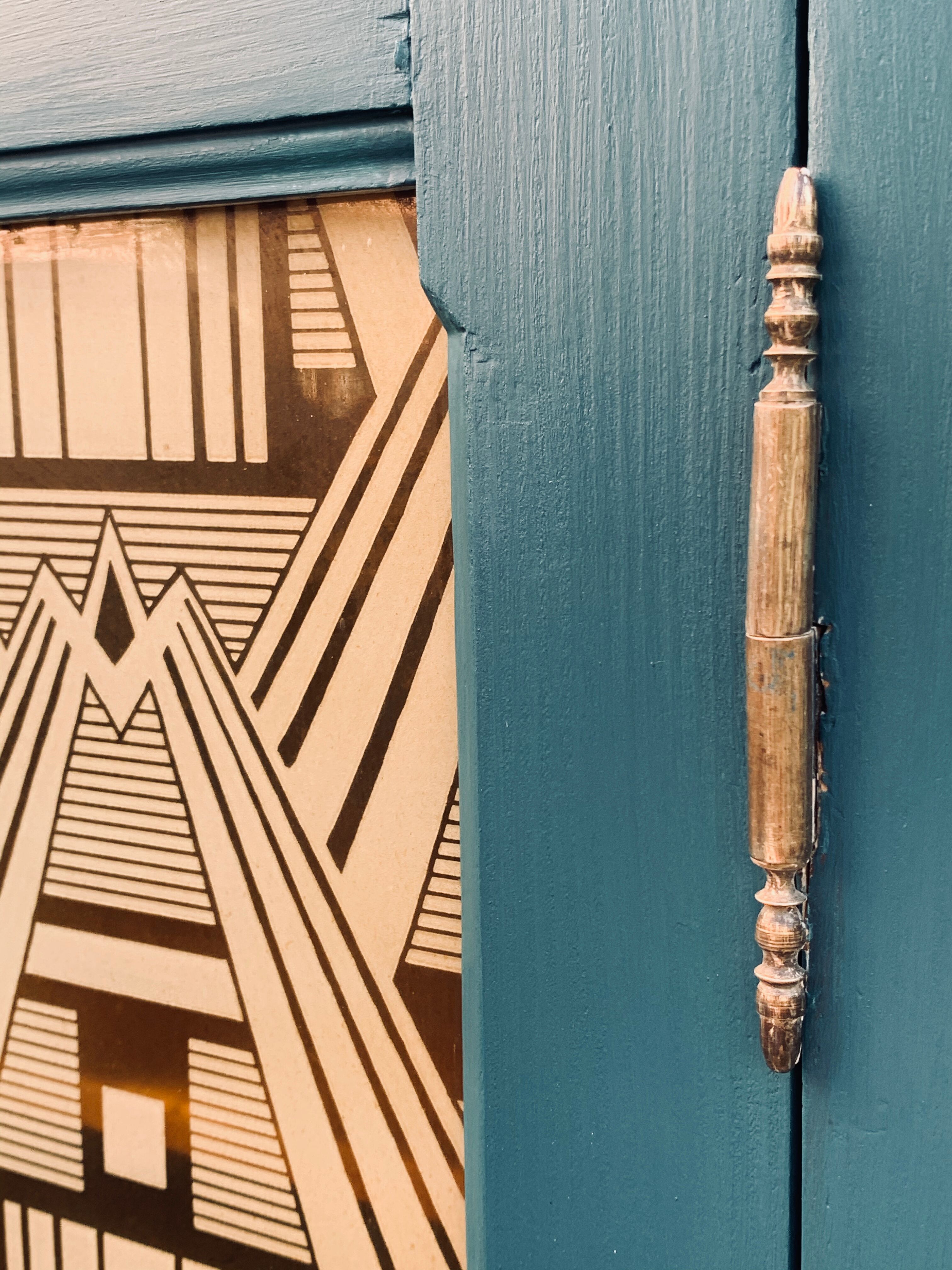 Art Deco glass Parisian wardrobe