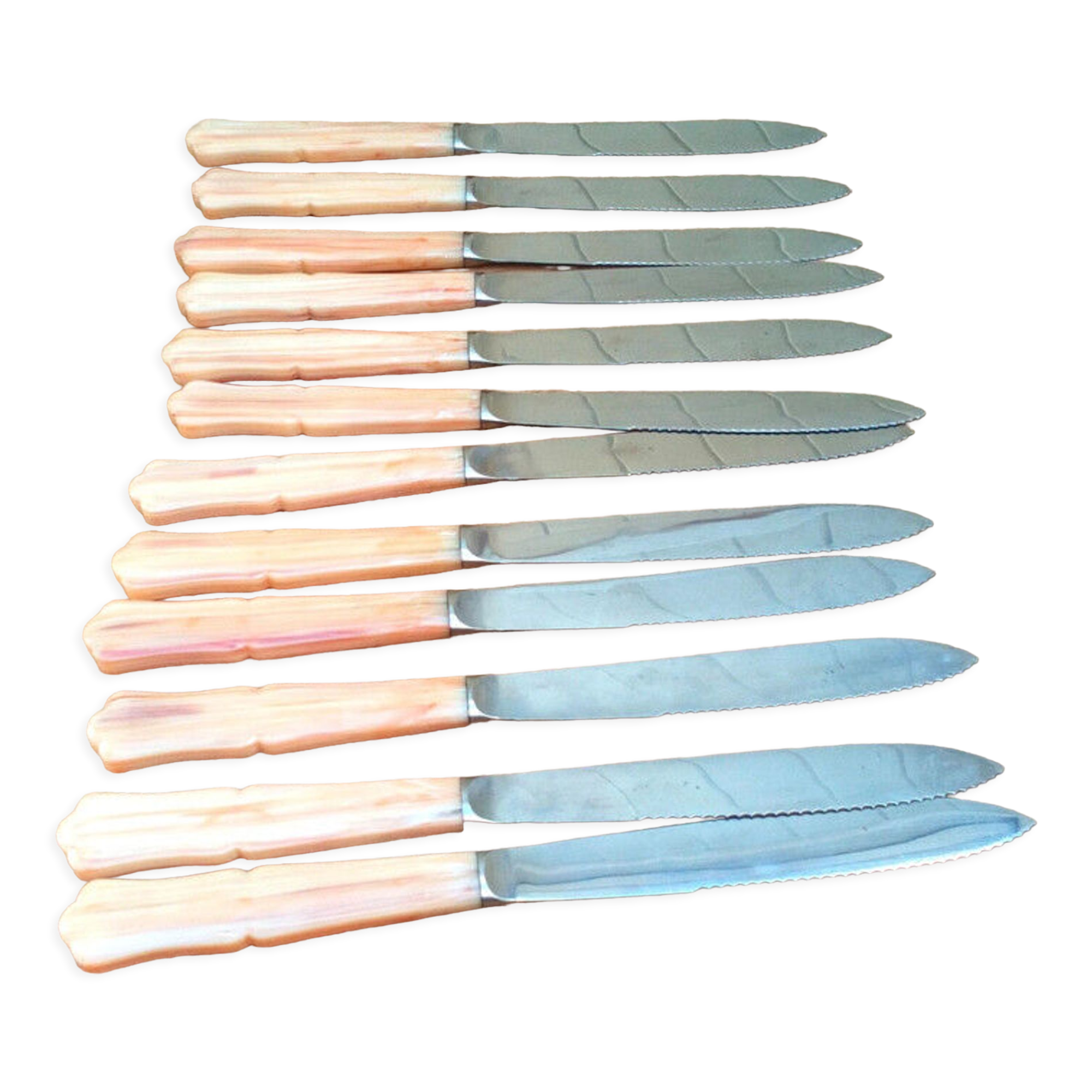 12 vintage Rostfrei table knives