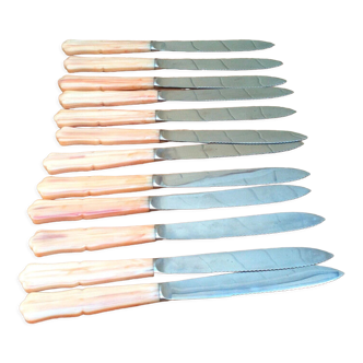 12 vintage Rostfrei table knives